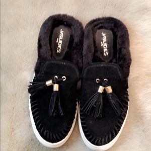 J/SLIDES open heel slip on sneakers.